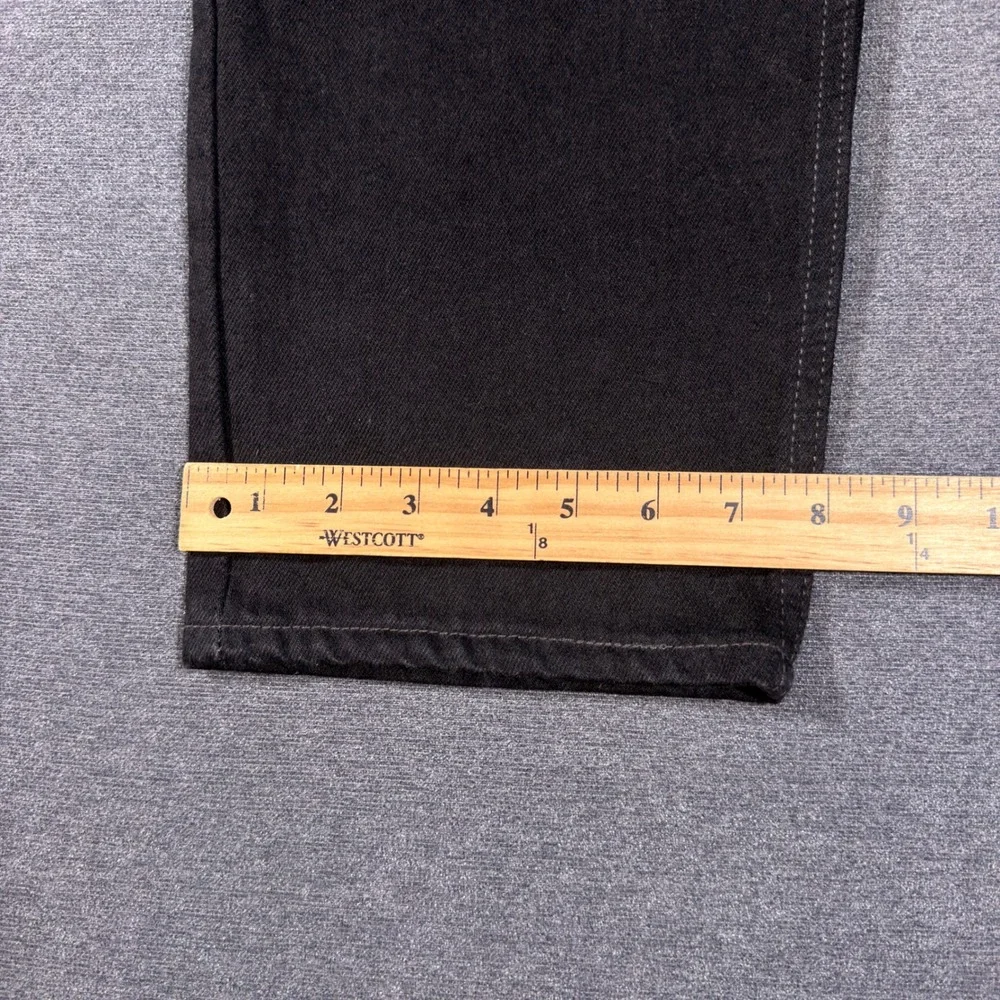 Levi's 550 Jeans Mens 34x32 Black Relaxed Fit Tapered Leg Denim Made in USA Vtg